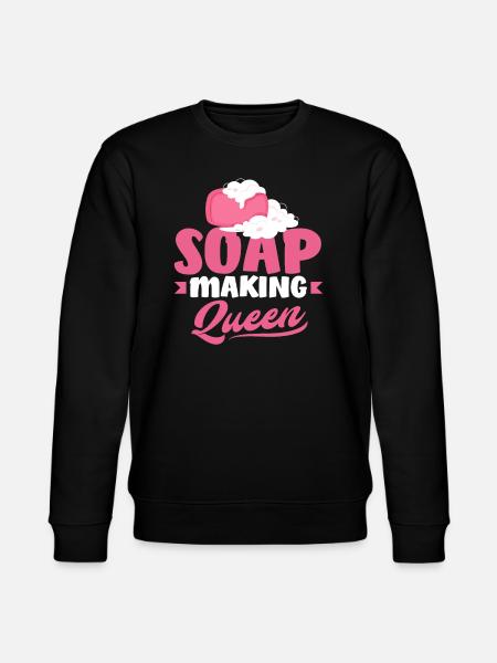 Soap Making Queen Soap Making - Stanley/Stella CHANGER Unisex Organic Sweatshirt - black