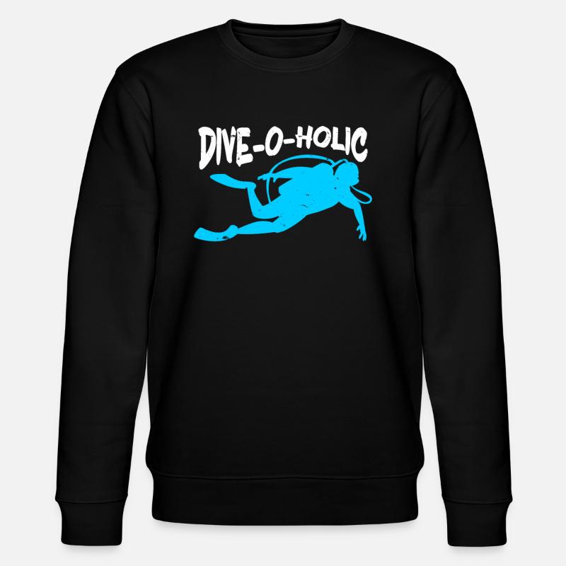 Scuba Diving Diver - Stanley/Stella Unisex Bio-Sweatshirt CHANGER  - Schwarz