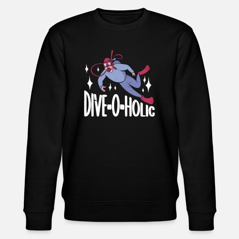 Scuba Diving Diver - Stanley/Stella Unisex Bio-Sweatshirt CHANGER  - Schwarz
