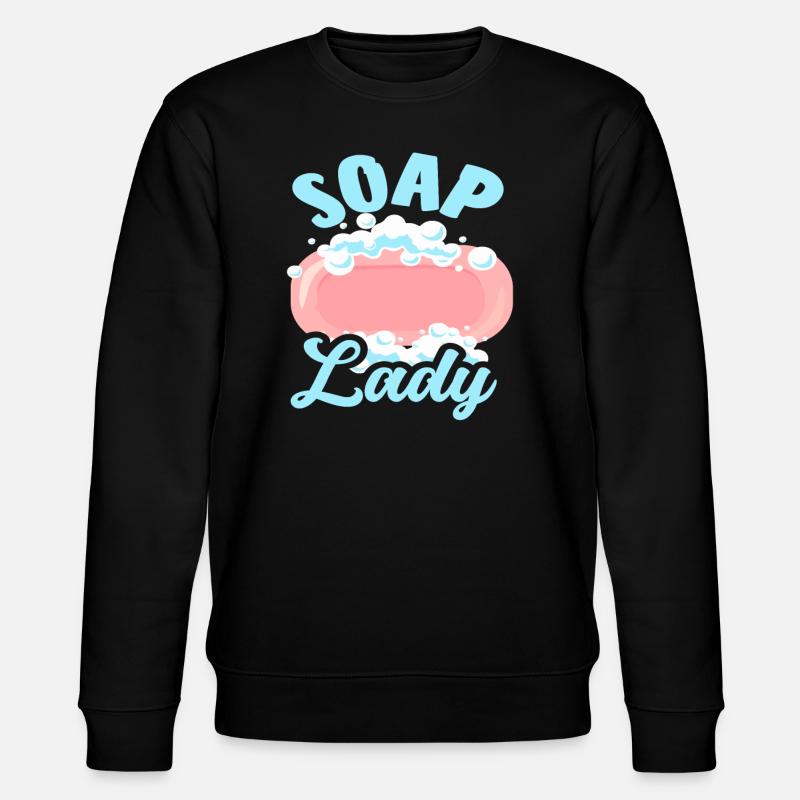 Soap Making Soap Lady - Stanley/Stella CHANGER Unisex Organic Sweatshirt - black
