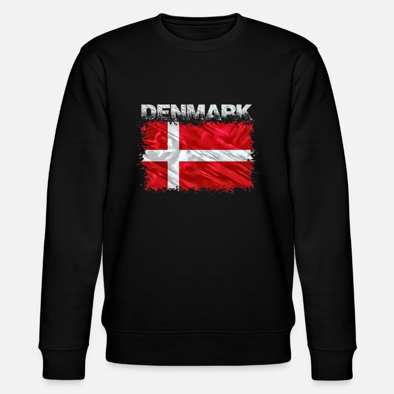 Dänemark - Stanley/Stella Unisex Bio-Sweatshirt CHANGER  - Schwarz