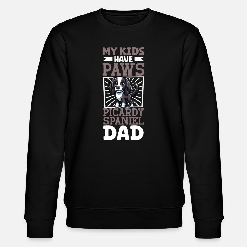 Epagneul Picard Papa - Sweat bio CHANGER Stanley/Stella Unisexe - noir