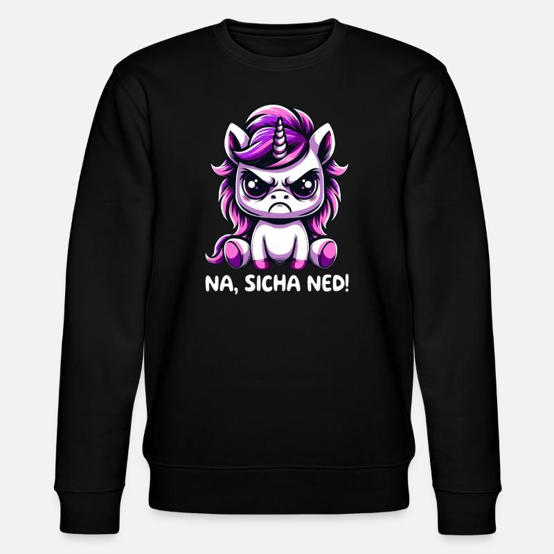 Na Sicha Ned - Stanley/Stella Unisex Bio-Sweatshirt CHANGER  - Schwarz