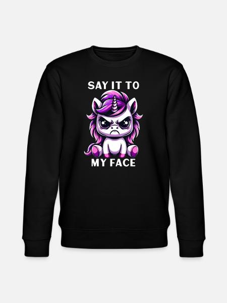 Dis-le-moi en face - Sweat bio CHANGER Stanley/Stella Unisexe - noir