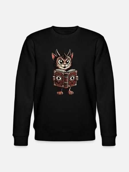 Drôle Démons Chat Chats Mignons Magicien - Sweat bio CHANGER Stanley/Stella Unisexe - noir