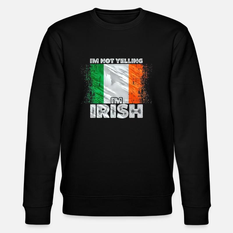 Irland - Stanley/Stella Unisex Bio-Sweatshirt CHANGER  - Schwarz