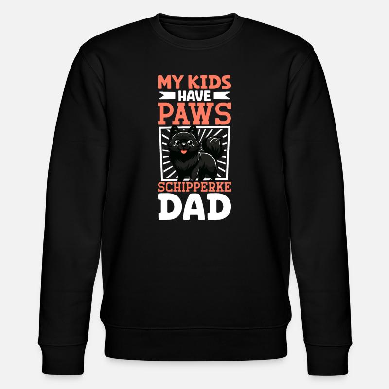 Schipperke Papa - Sweat bio CHANGER Stanley/Stella Unisexe - noir