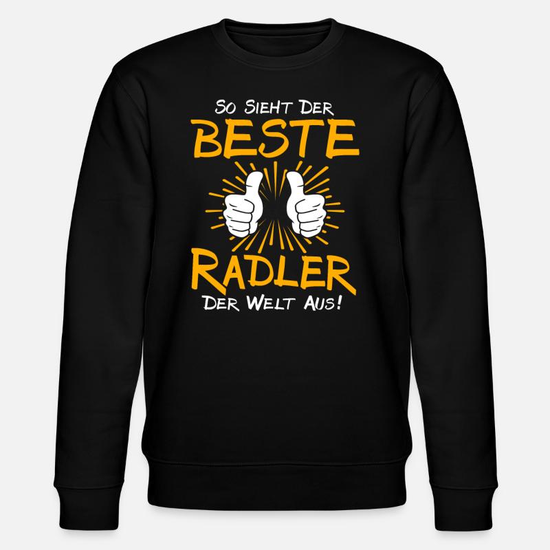 Radler Geschenkidee - Stanley/Stella Unisex Bio-Sweatshirt CHANGER  - Schwarz