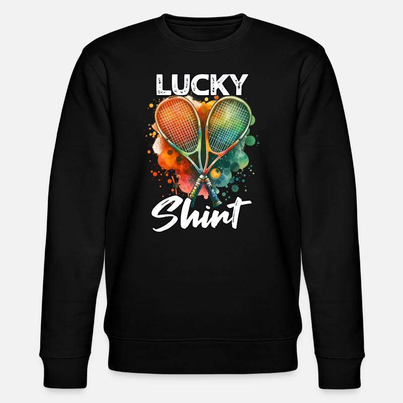 Squash Player - Stanley/Stella CHANGER Unisex Organic Sweatshirt - black
