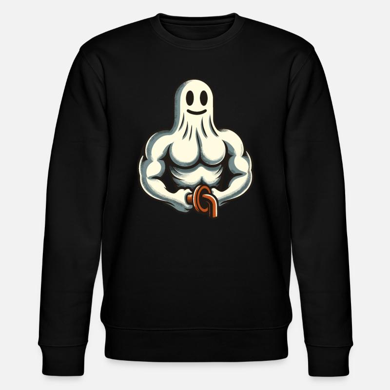 Musculation Ghost Drôle Gym Ghost - Sweat bio CHANGER Stanley/Stella Unisexe - noir