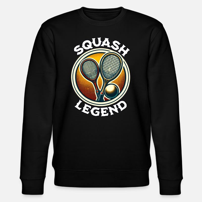 Légende du squash - Sweat bio CHANGER Stanley/Stella Unisexe - noir
