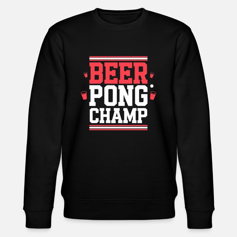 Beer Pong Champ 6 - Stanley/Stella Unisex Bio-Sweatshirt CHANGER  - Schwarz