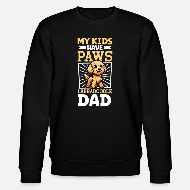 Labradoodle Papa - Sweat bio CHANGER Stanley/Stella Unisexe - noir