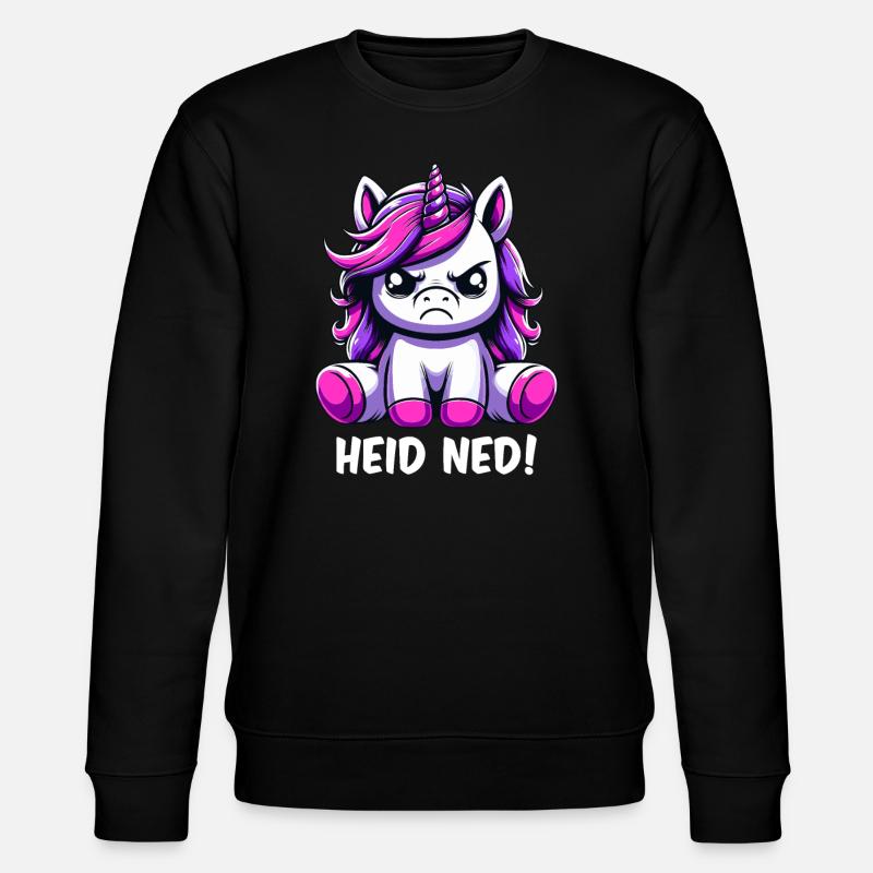 Heid Ned - Stanley/Stella Unisex Bio-Sweatshirt CHANGER  - Schwarz