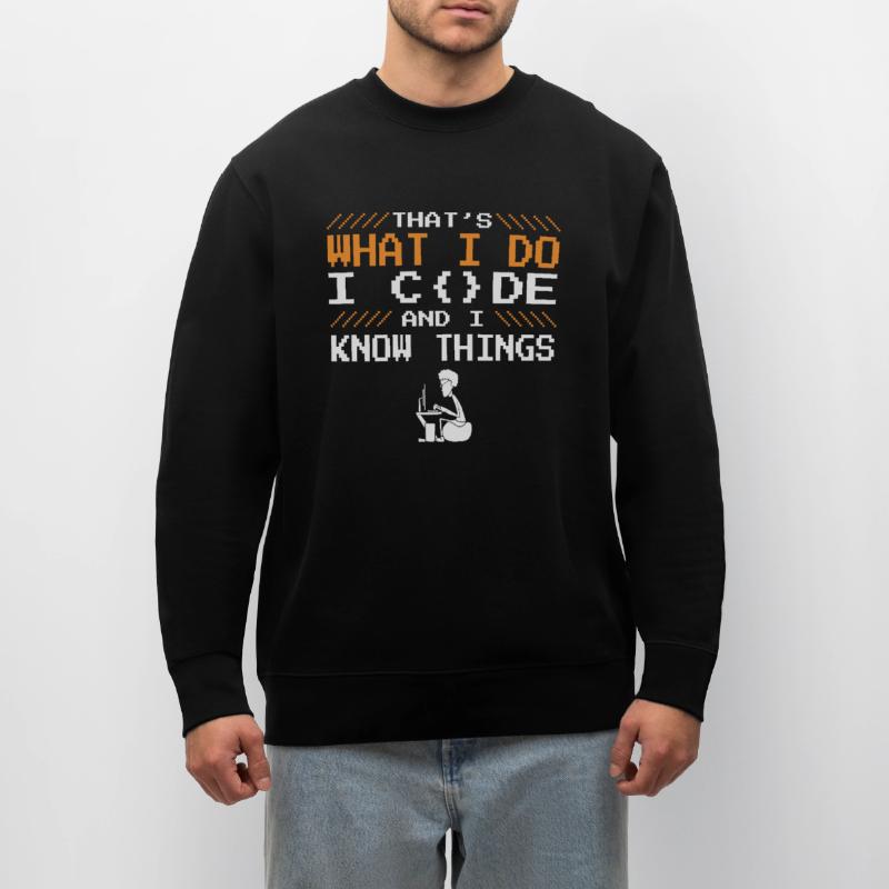 Cool Saying Developer Coding Programmer Code Stanley/Stella CHANGER Unisex Organic Sweatshirt