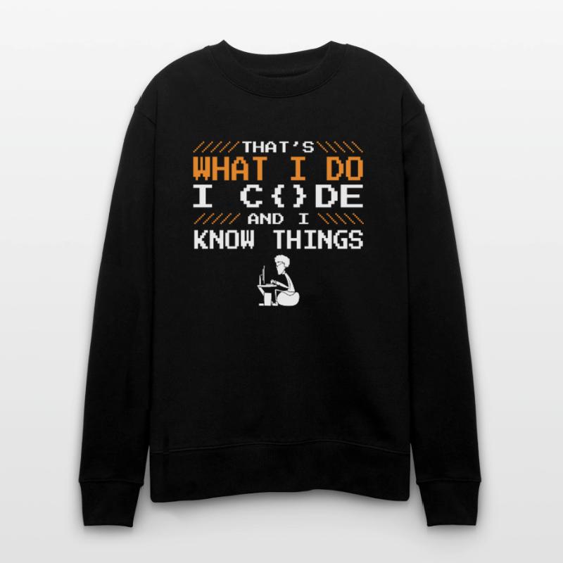 Cool Saying Developer Coding Programmer Code Stanley/Stella CHANGER Unisex Organic Sweatshirt