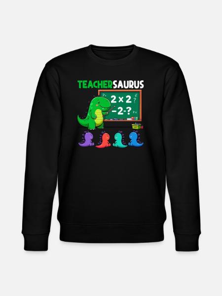 Teachersaurus Rex Dinosaure Professeur Professeur - Sweat bio CHANGER Stanley/Stella Unisexe - noir