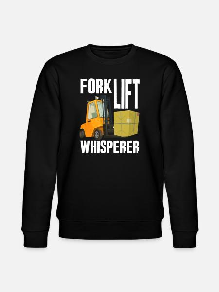 Forklift Whisperer - Stanley/Stella CHANGER Unisex Organic Sweatshirt - black