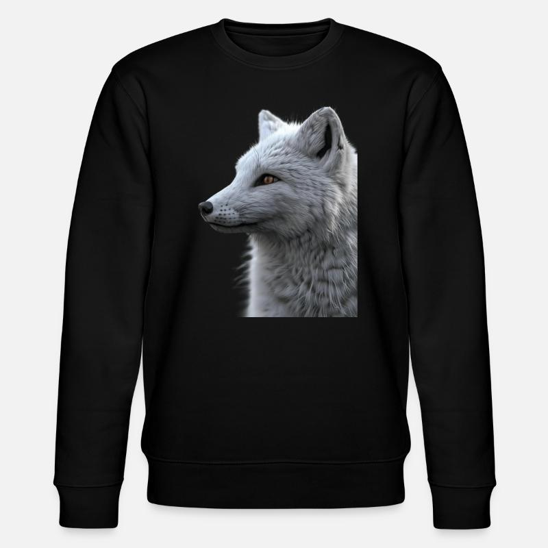 Polarfuchs - Stanley/Stella Unisex Bio-Sweatshirt CHANGER  - Schwarz