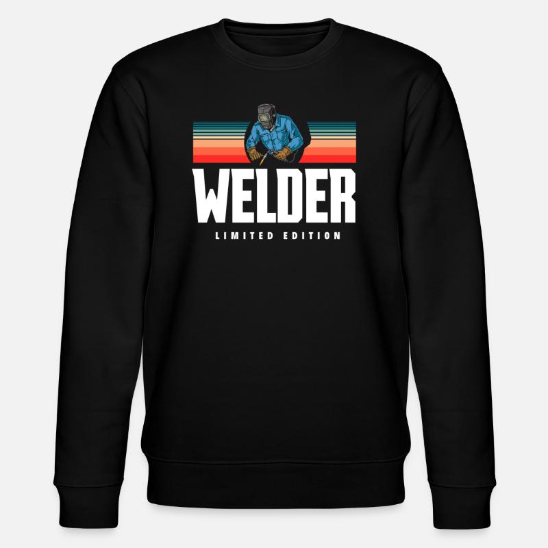 Soudeur Édition Limitée Rétro - Sweat bio CHANGER Stanley/Stella Unisexe - noir