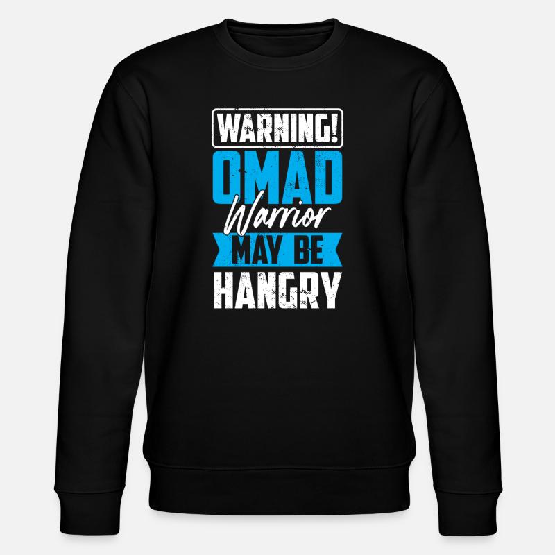 Intermittent fasting Weight loss - Stanley/Stella CHANGER Unisex Organic Sweatshirt - black
