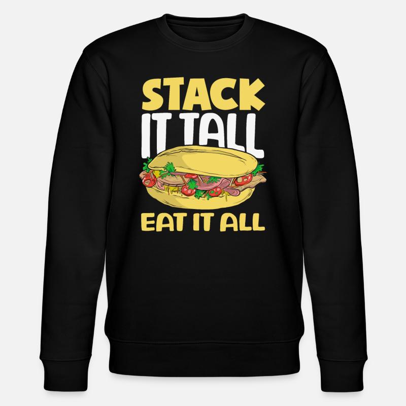 Sandwich Sandwich Snack Célébration - Sweat bio CHANGER Stanley/Stella Unisexe - noir