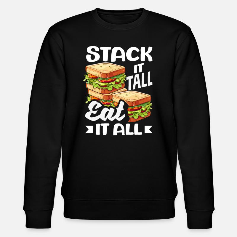 Sandwich Sandwich Snack Célébration - Sweat bio CHANGER Stanley/Stella Unisexe - noir