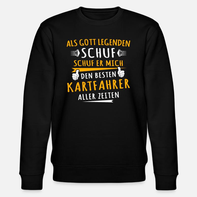 Kartfahrer - Stanley/Stella Unisex Bio-Sweatshirt CHANGER - Schwarz