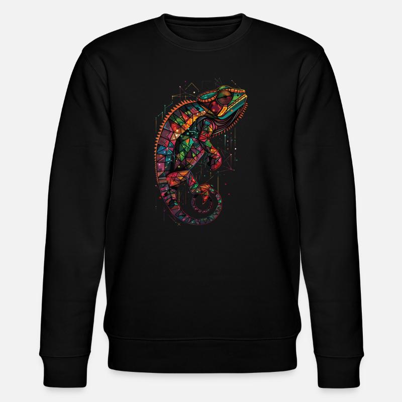 Chamäleon - Stanley/Stella Unisex Bio-Sweatshirt CHANGER  - Schwarz