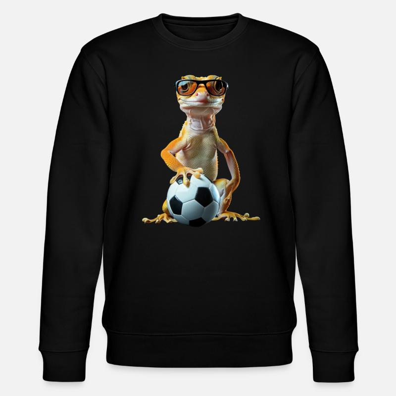 Gecko - Stanley/Stella Unisex Bio-Sweatshirt CHANGER  - Schwarz