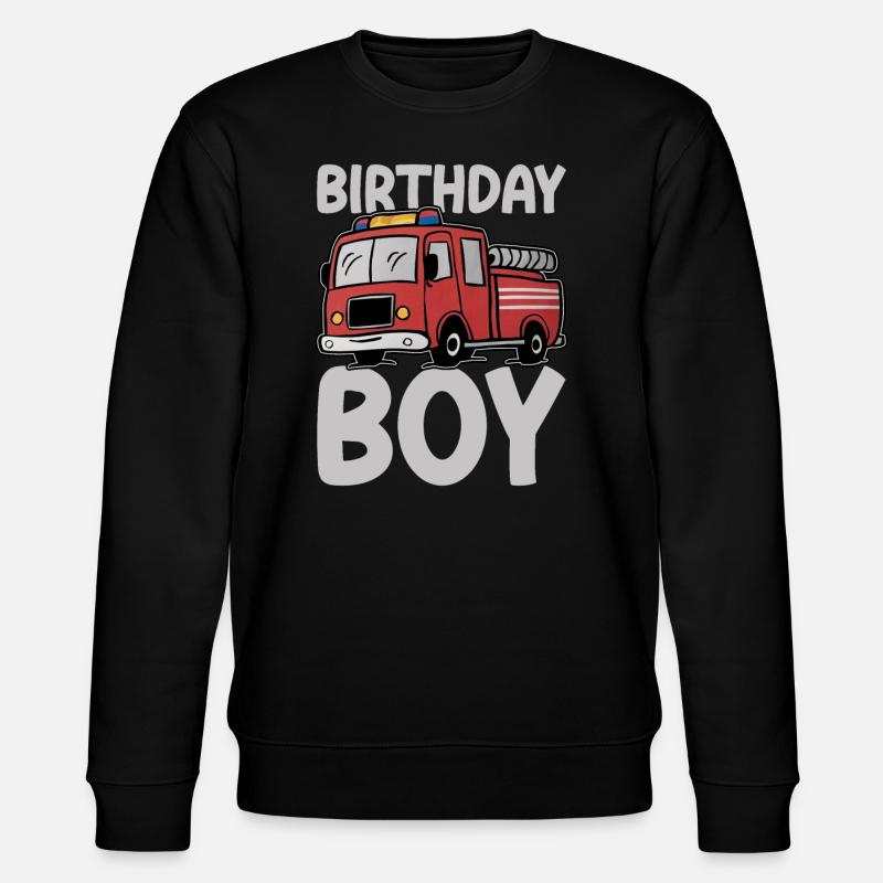 Anniversaire Garçon Pompier Anniversaire Garçon - Sweat bio CHANGER Stanley/Stella Unisexe - noir