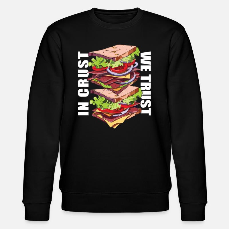 Sandwich Sandwich Snack Célébration - Sweat bio CHANGER Stanley/Stella Unisexe - noir