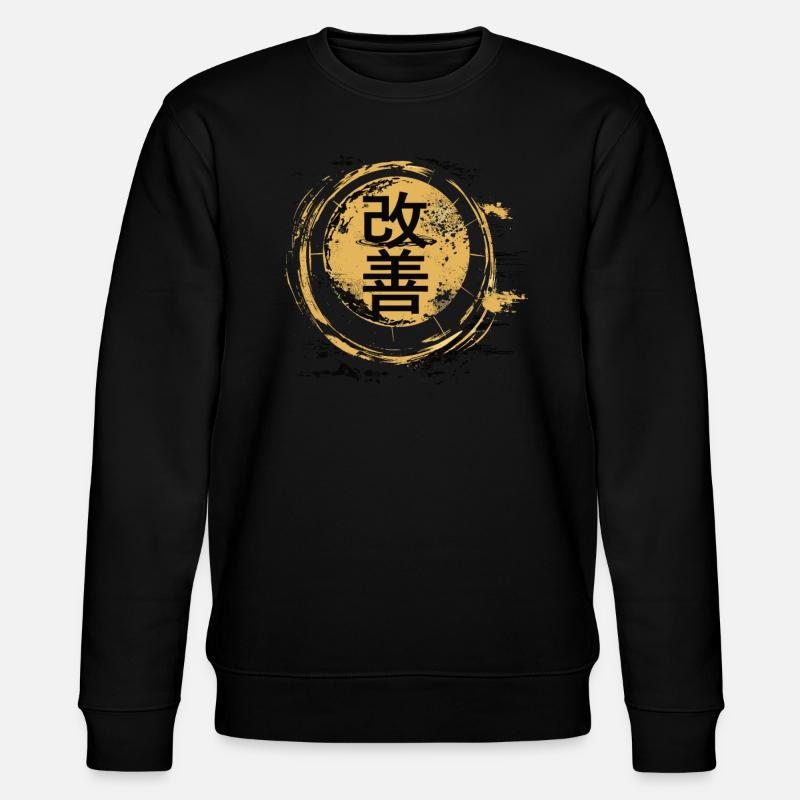 Hiragana Katakana Kaizen-methode Kaizen - Stanley/Stella CHANGER Unisex Organic Sweatshirt - black