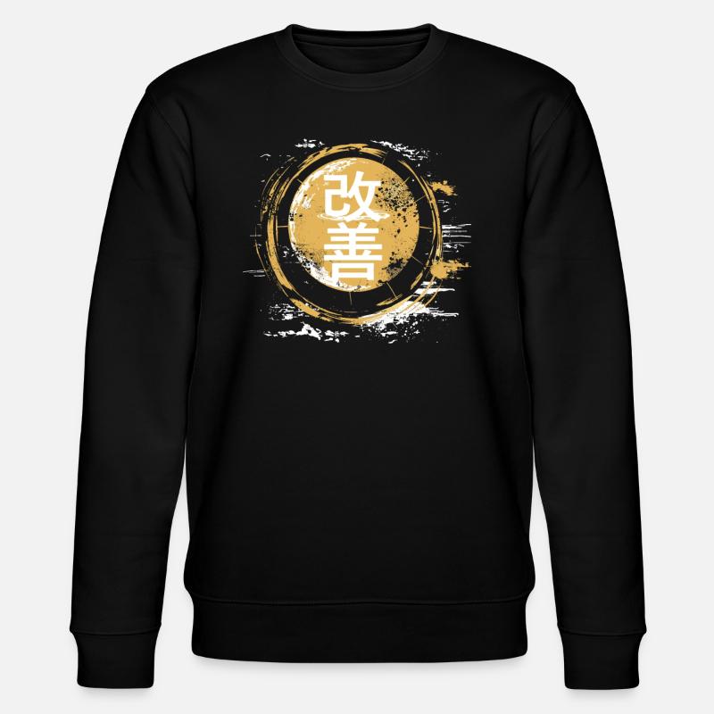 Hiragana Katakana Kaizen-methode Kaizen - Stanley/Stella CHANGER Unisex Organic Sweatshirt - black