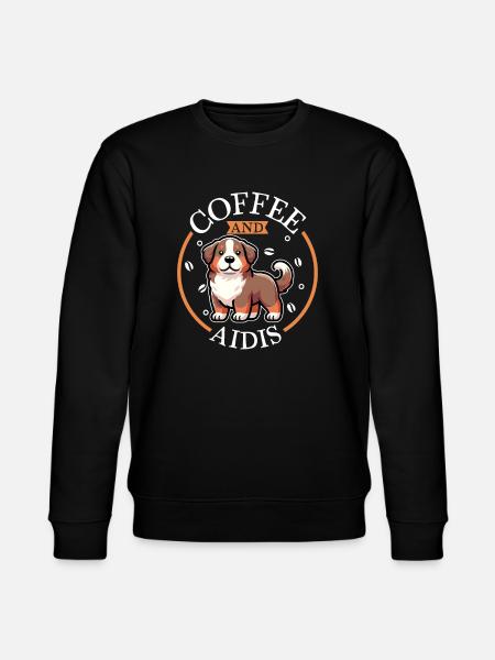 Coffee and Aidi - Stanley/Stella CHANGER Unisex Organic Sweatshirt - black