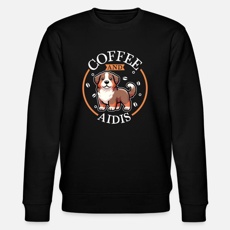Coffee and Aidi - Stanley/Stella CHANGER Unisex Organic Sweatshirt - black
