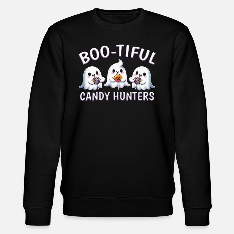Boo-Tiful Candy Hunter - Stanley/Stella Unisex Bio-Sweatshirt CHANGER  - Schwarz