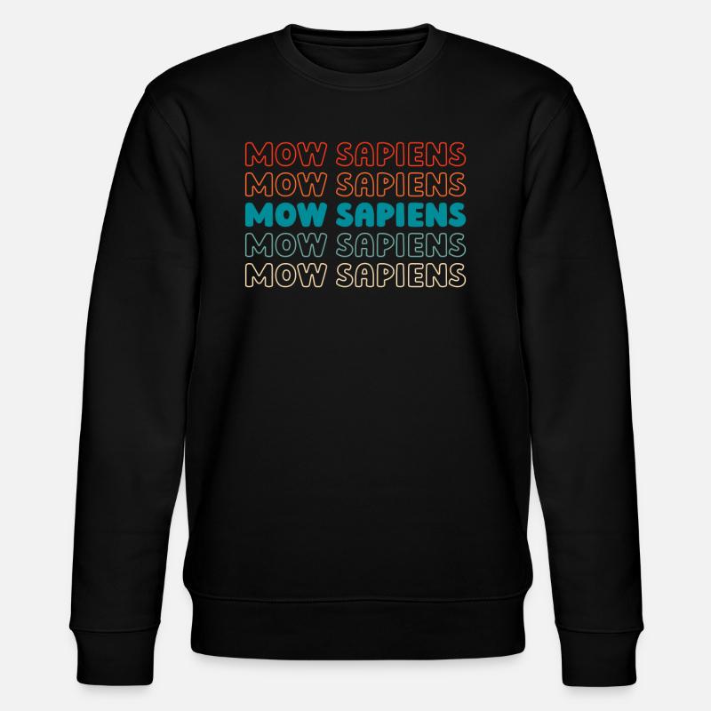 Rasenmäher Mähen - Stanley/Stella Unisex Bio-Sweatshirt CHANGER  - Schwarz