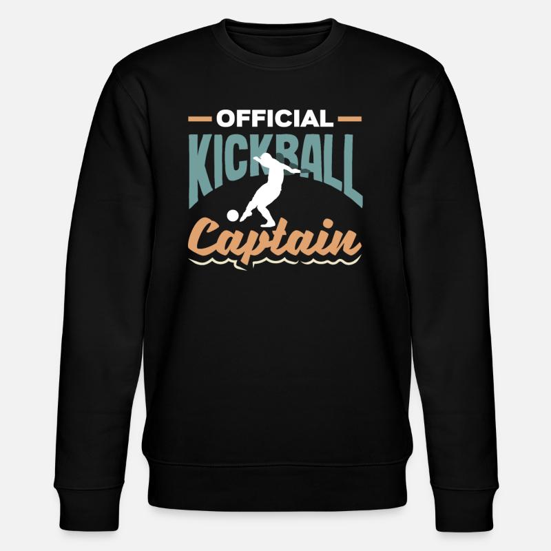 Kickball Player Legend - Stanley/Stella CHANGER Unisex Organic Sweatshirt - black