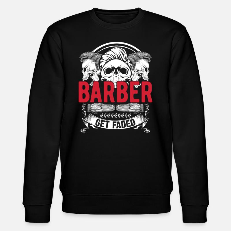 Coiffeur Cutter - Sweat bio CHANGER Stanley/Stella Unisexe - noir