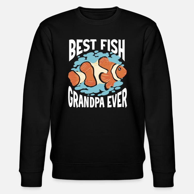 Aquariophile d’aquarium d’aquarium - Sweat bio CHANGER Stanley/Stella Unisexe - noir