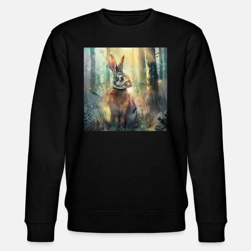 Lapin - Sweat bio CHANGER Stanley/Stella Unisexe - noir