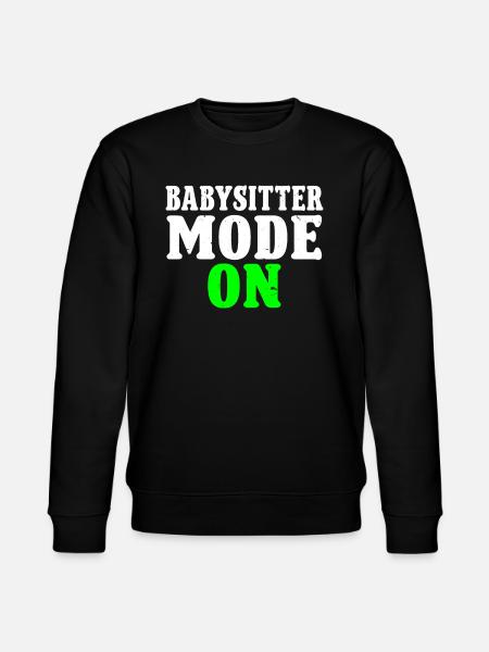 Babysitter Babysitting - Stanley/Stella CHANGER Unisex Organic Sweatshirt - black