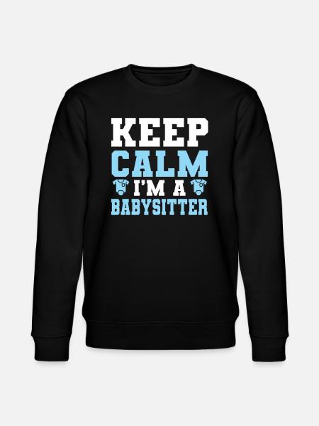 Babysitter Babysitting - Stanley/Stella CHANGER Unisex Organic Sweatshirt - black