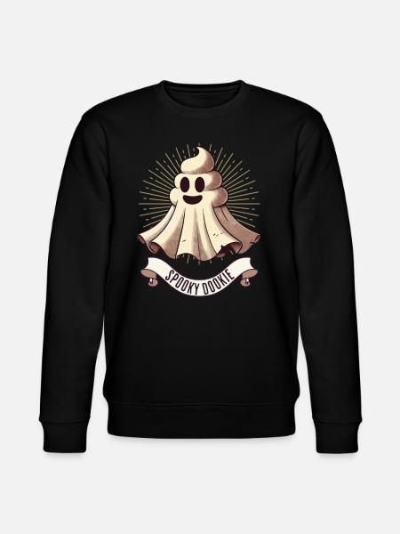 Cacca divertente mucchio di cacca fantasma cacca umoristica - Felpa ecologica unisex CHANGER di Stanley/Stella - nero