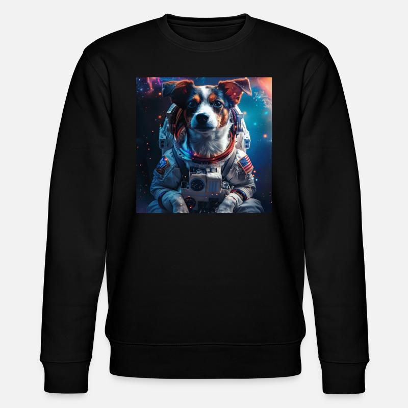 Hund - Stanley/Stella Unisex Bio-Sweatshirt CHANGER  - Schwarz