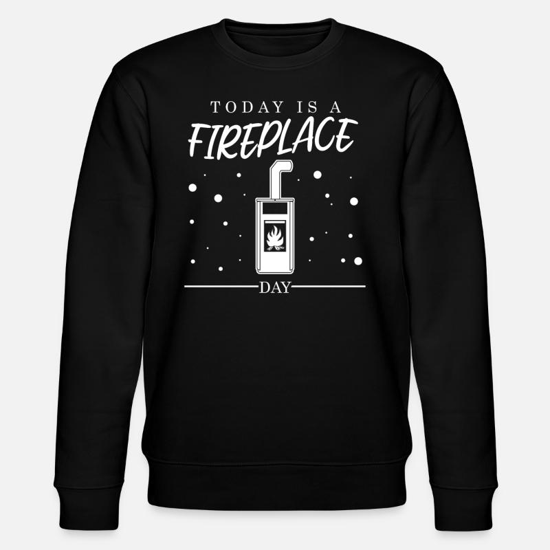Cheminée Bois de chauffage - Sweat bio CHANGER Stanley/Stella Unisexe - noir