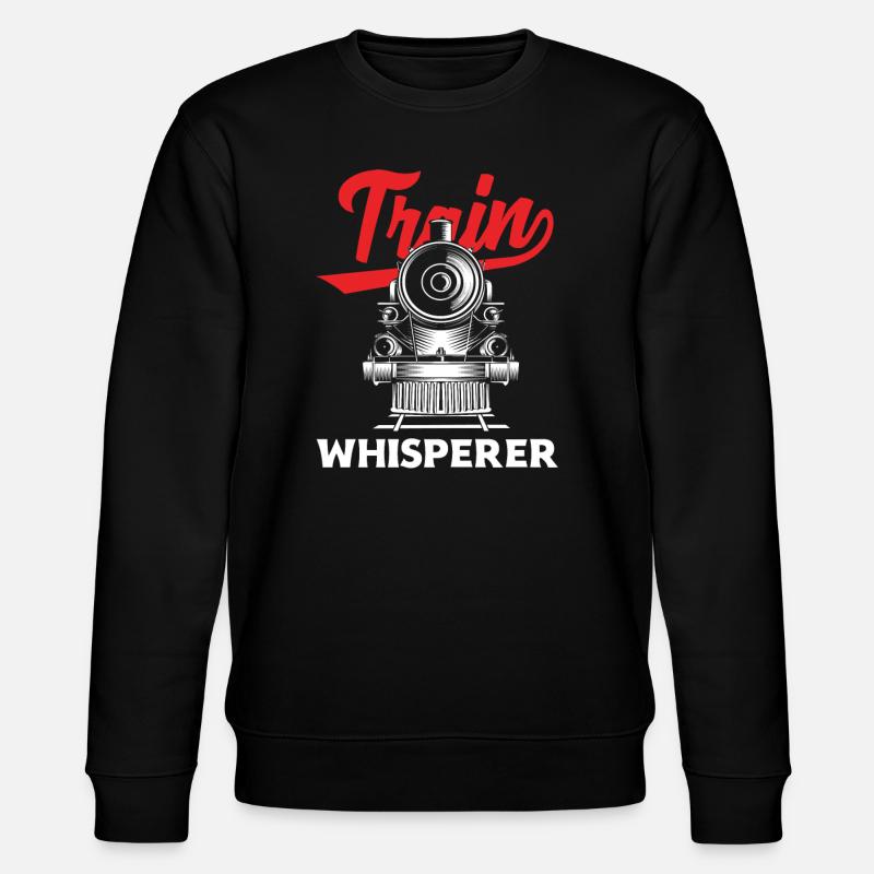 Train Whisperer - Stanley/Stella CHANGER Unisex Organic Sweatshirt - black