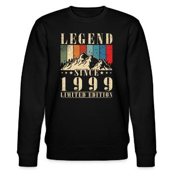 Original 1999 Vintage - 1999 Cadeau d’anniversaire - Sweat bio CHANGER Stanley/Stella Unisexe - noir - Devant - Nik (191cm) & Marisol (170cm)