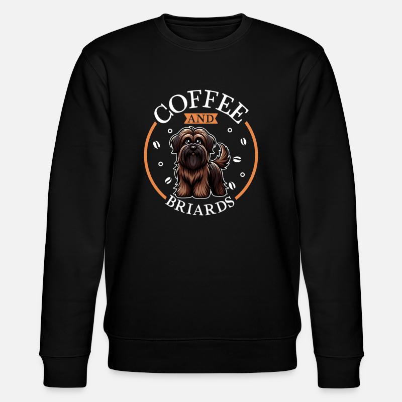 Café et Briard - Sweat bio CHANGER Stanley/Stella Unisexe - noir
